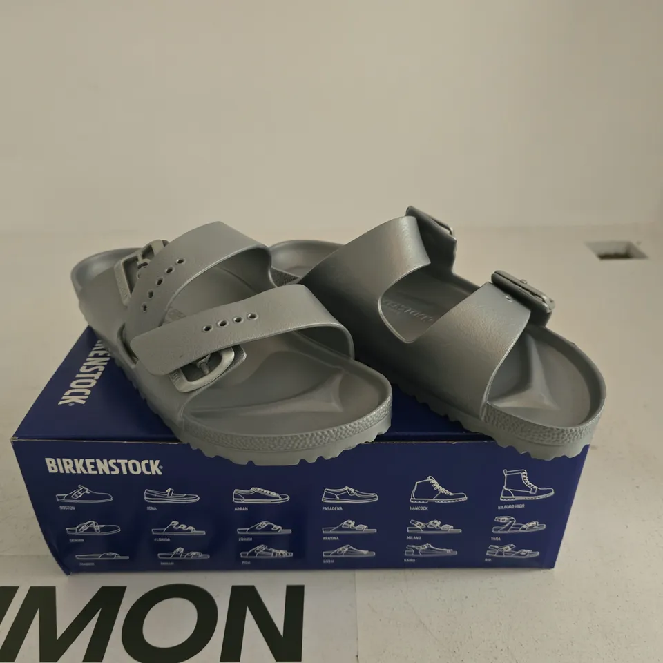 BIRKENSTOCK ARIZONA EVA SILVER UK 7 BOXED