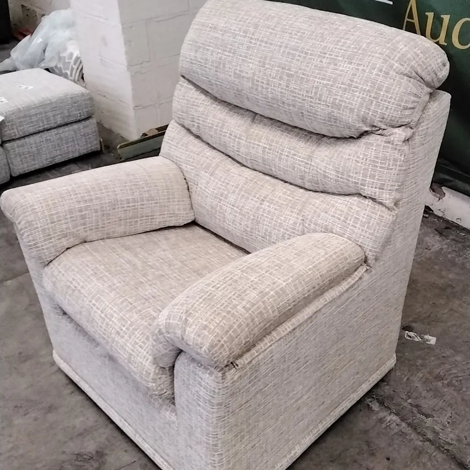 QUALITY BRITISH DESIGNED & MANUFACTURED G PLAN MALVERN CHAIR WAFFLE CARAMEL FABRIC