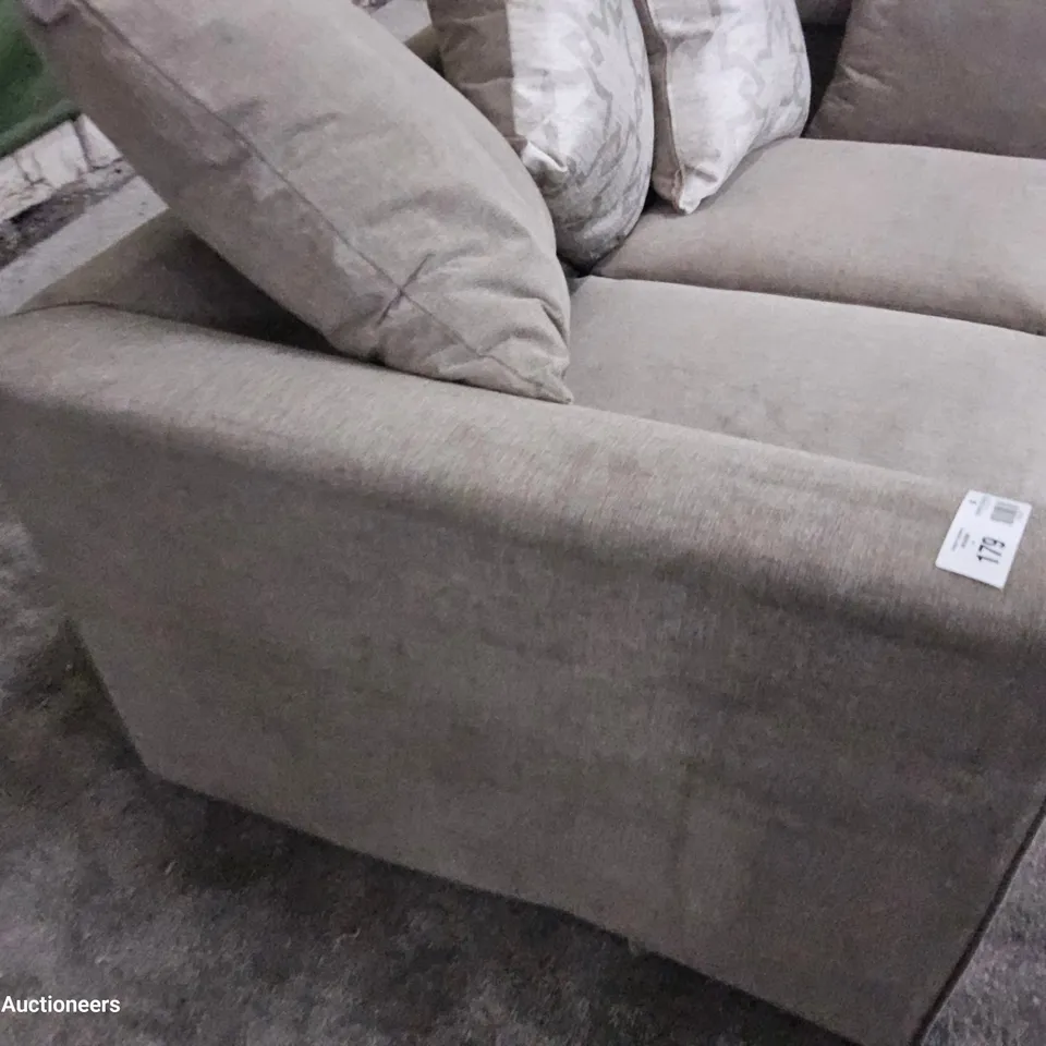 DESIGNER ARABELLA 2 SEATER SOFA WITH SCATTER CUSHIONS FASN FABRIC 