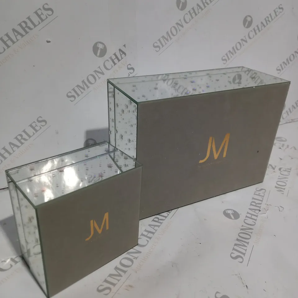 JM BY JULIEN MACDONALD SET OF LIMITED EDITION STARBURST TRINKET BOXES