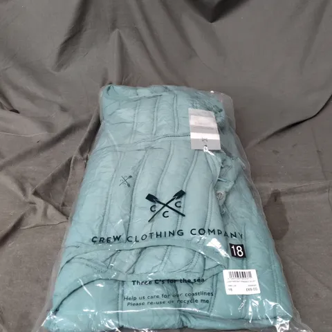 BAGGED CREW CLOTHING COMPANY LIGHTWEIGHT PADDED GILET TRELLIS SIZE 18