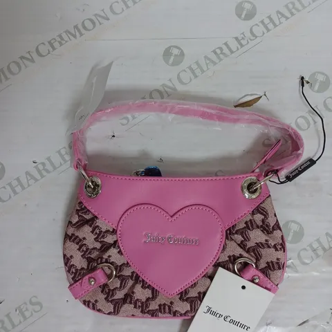 JUICY COUTURE CLARISSA HANDBAG IN PU PINK