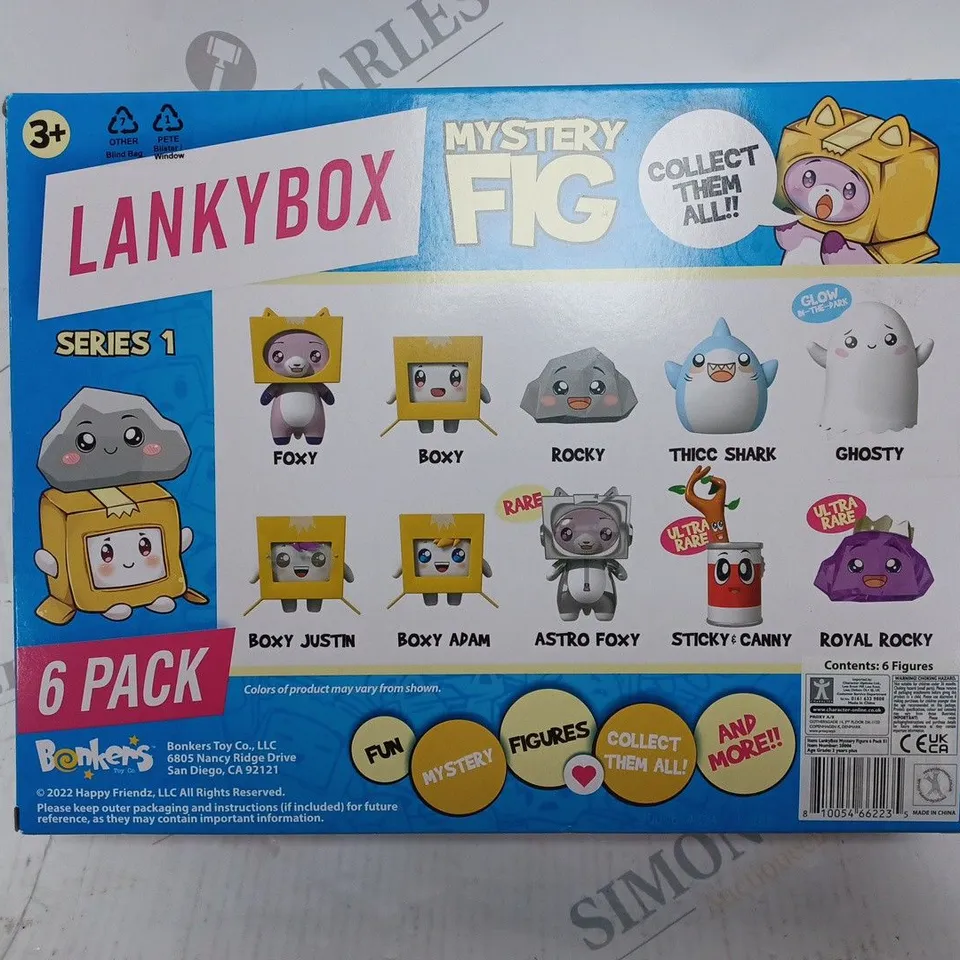 LANKYBOX MYSTERY FIGURES 6 PACK