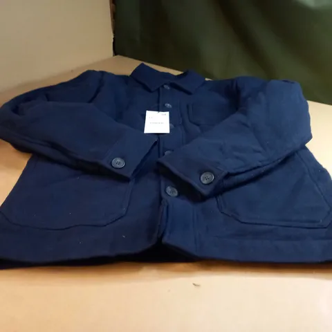 ZARA NAVY PADDED WINTER JACKET - MEDIUM