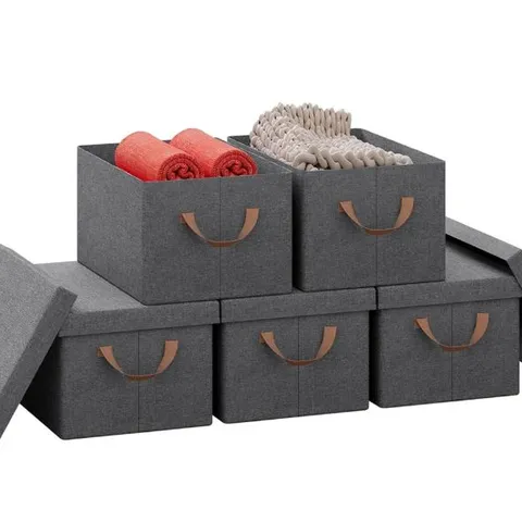 BOXED 17 STORIES FABRIC DECORATIVE BIN (SET OF 5)