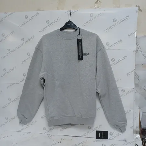 MENS REPRESENT OWNERS CLUB SWEATER - ASH GREY SMALL