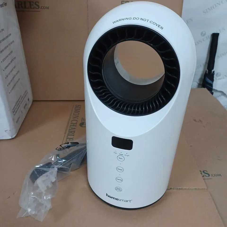 HOMESMART 2 IN 1 BLADELESS HEATER AND FAN 