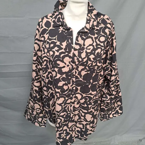 NOBODY'S CHILD TAMAR SHIRT IN BROWN SIZE 10