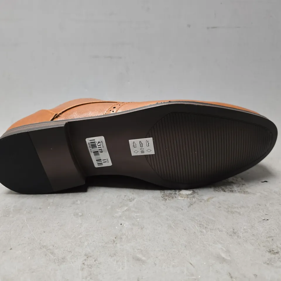 BECKETT BROWN SMART SHOES - SIZE 11 