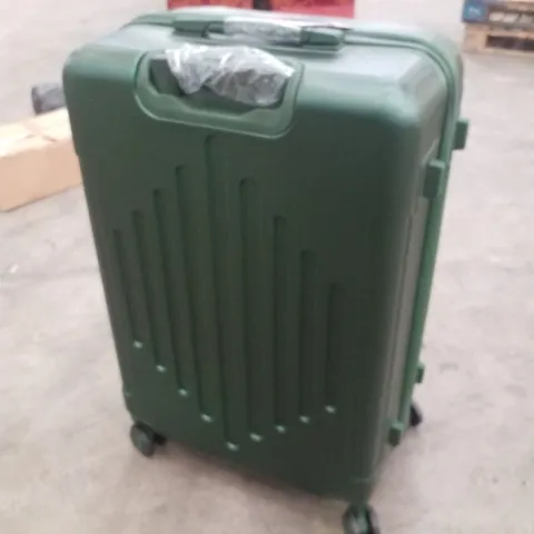 BOXED FCH HARD SHELL TRAVEL SUITCASES - DARK GREEN 