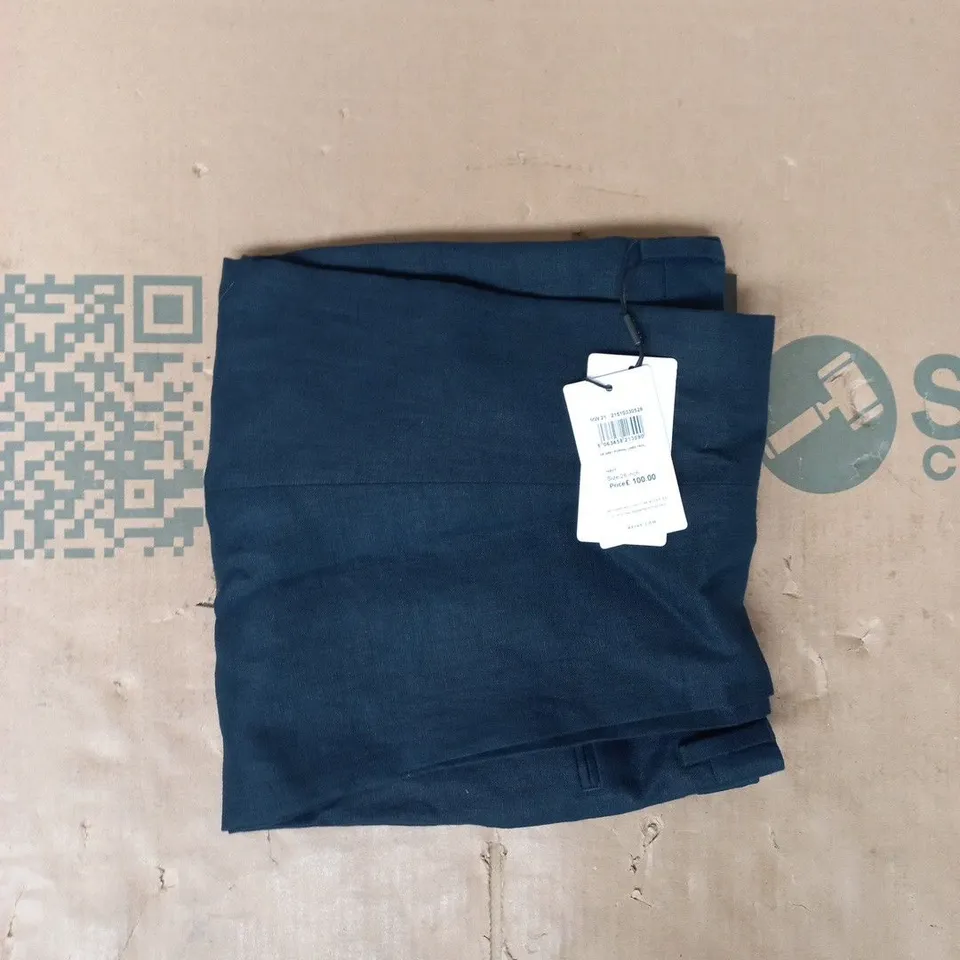 REISS FORMAL LINEN TROUSERS IN NAVY SIZE 28