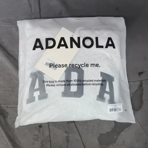ADANOLA OVERIZED HOODY IN LIGHT GREY SIZE SMALL