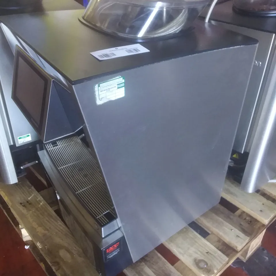 THERMOPLAN BLACK AND WHITE COFFEE MACHINE FULLY AUTO WITH BUILT IN FRIDGE 13AMP