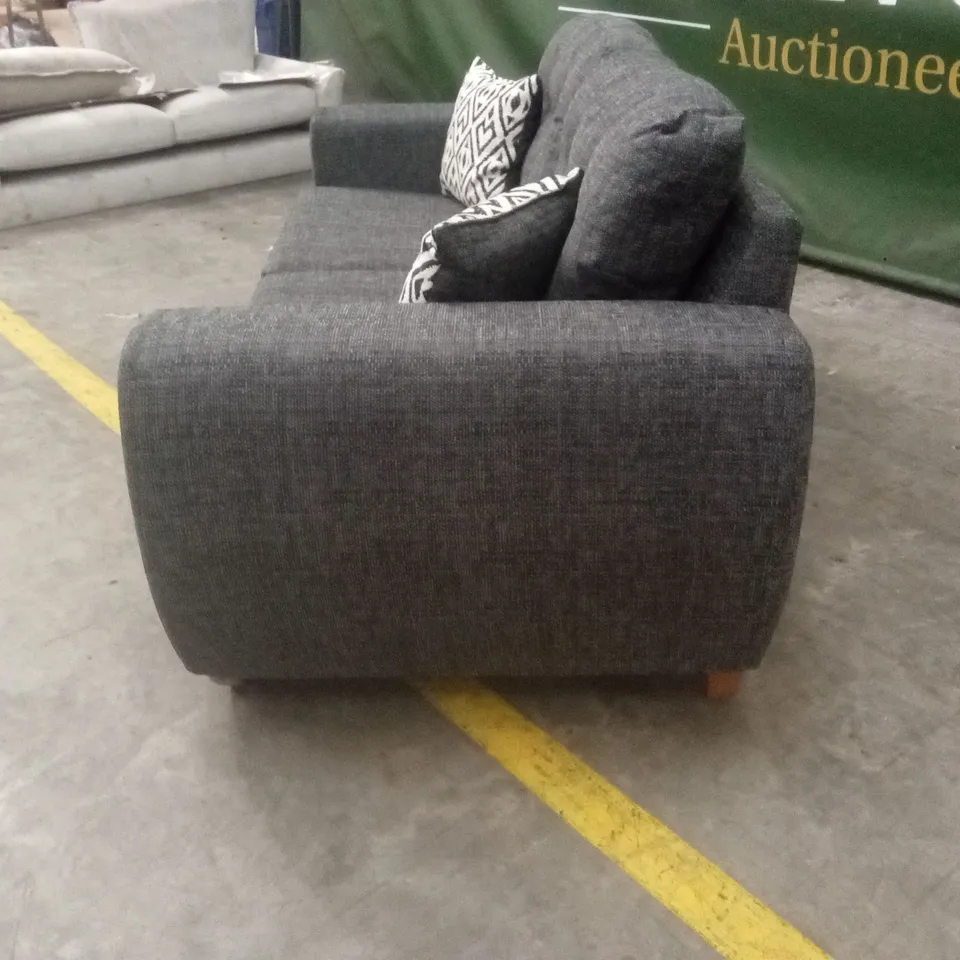 PRENT FABRIC 2 SEATER SOFA - GREY RRP £749