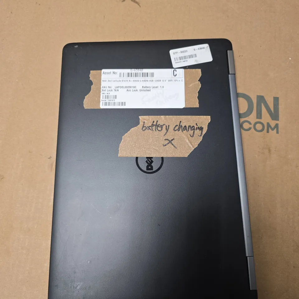 DELL LATITUDE E7270 LAPTOP – I5-6300U, 4GB RAM, 128GB SSD, 12.5" DISPLAY (ULTRABOOK)