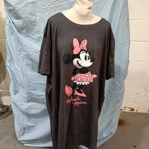 DISNEY MINNIE MOUSE T-SHIRT – BLACK, UK 22-24, USA 18-20 (2XL)