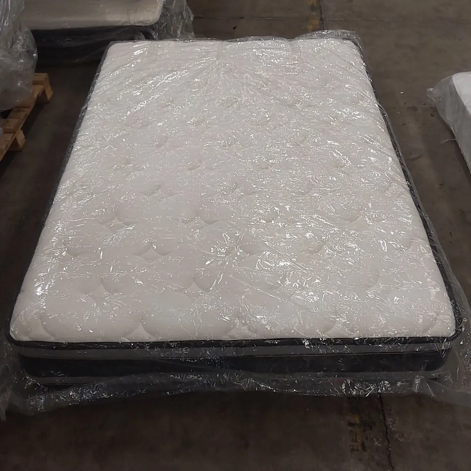 QUALITY BAGGED GEHRMANN 26CM MEDIUM HYBRID SPRING MATTRESS IN A BOX PILLOW TOP 135CM DOUBLE MATTRESS 