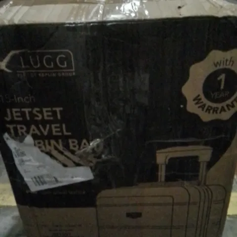 BOXED KEPLIN LUGG 15INCH JETSET CABIN BAG GUNMETAL COLOUR 