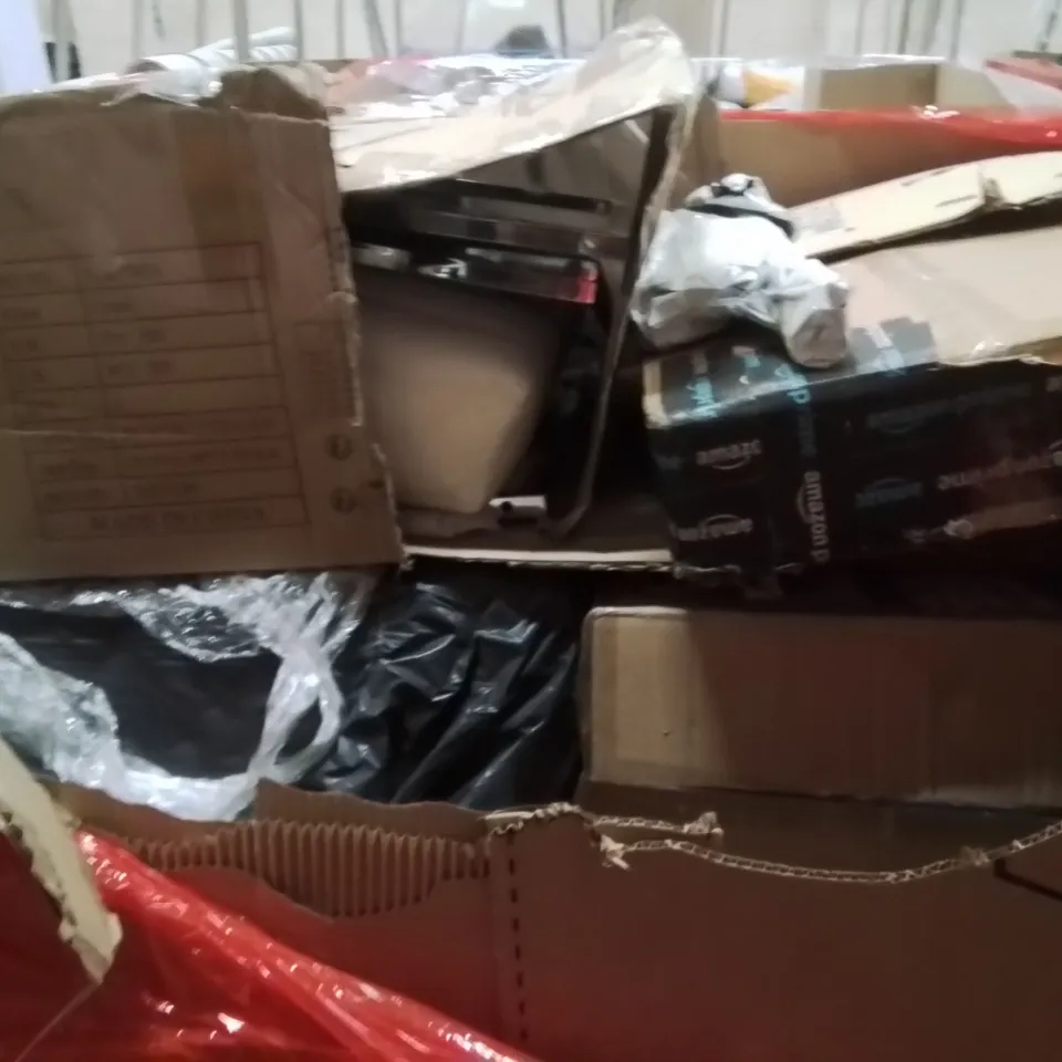PALLET OF ASSORTED HOUSEHOLD GOODS AND PRODUCTS TO INCLUDE;AIR COOLER,BACKPACK,CHAIR