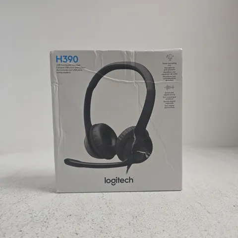 LOGITECH H390 USB COMPUTER HEADSET – BOXED