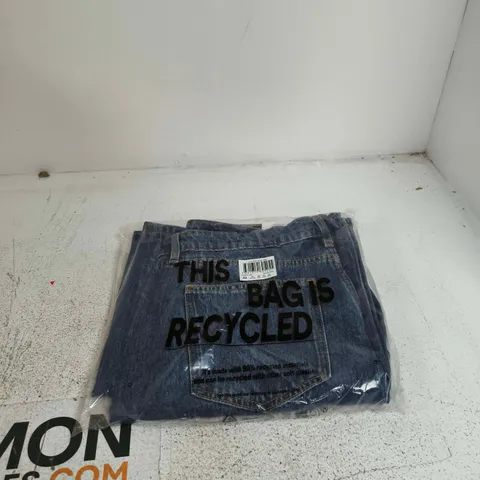 BOX OF 10 LOW RISE WIDE JEANS BONDI BLUE SIZE 14