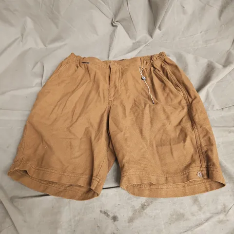 MR MARVIS THE PIQUES SHORTS IN BROWN SIZE W32/M