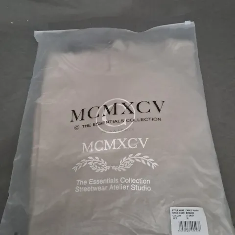 BAGGED MCMXCV CABLE HOODIE SIZE XL