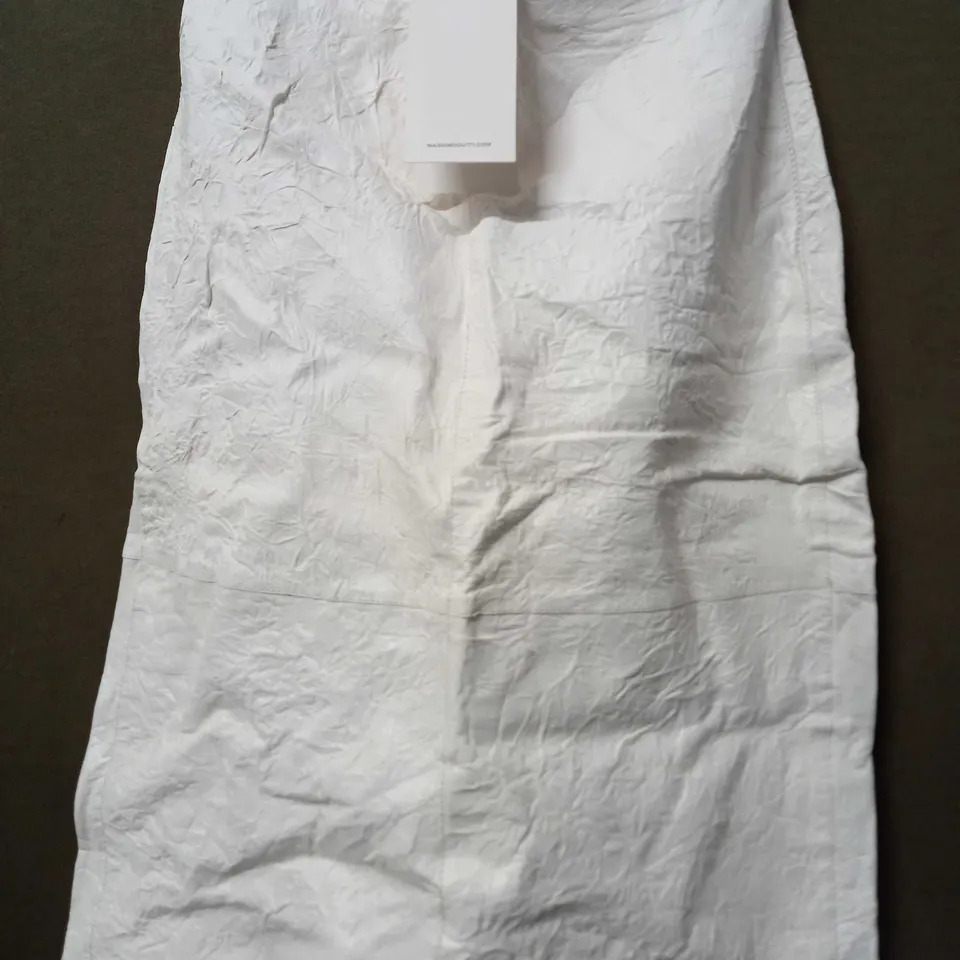 MASSIMO DUTTI LIMITED EDITION SKIRT IN WHITE - XS
