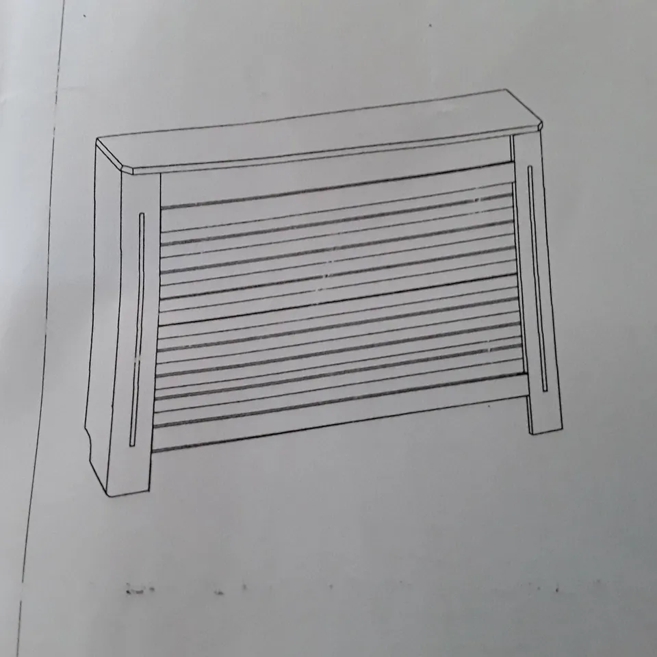 BOXED COLLIN SMALL RADIATOR COVER