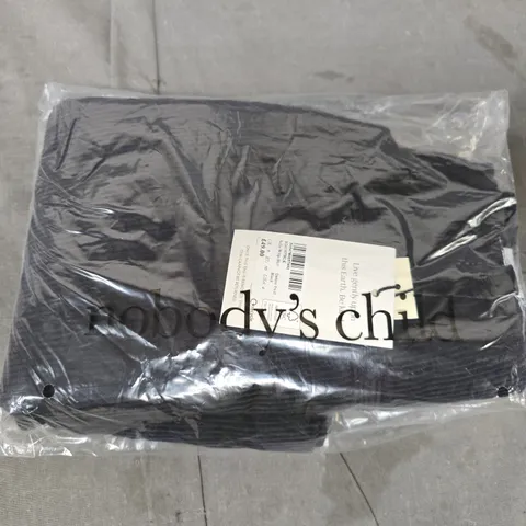 BAGGED NOBODY'S CHILD SOFIA WRAP SKIRT IN BLACK SIZE UK 8