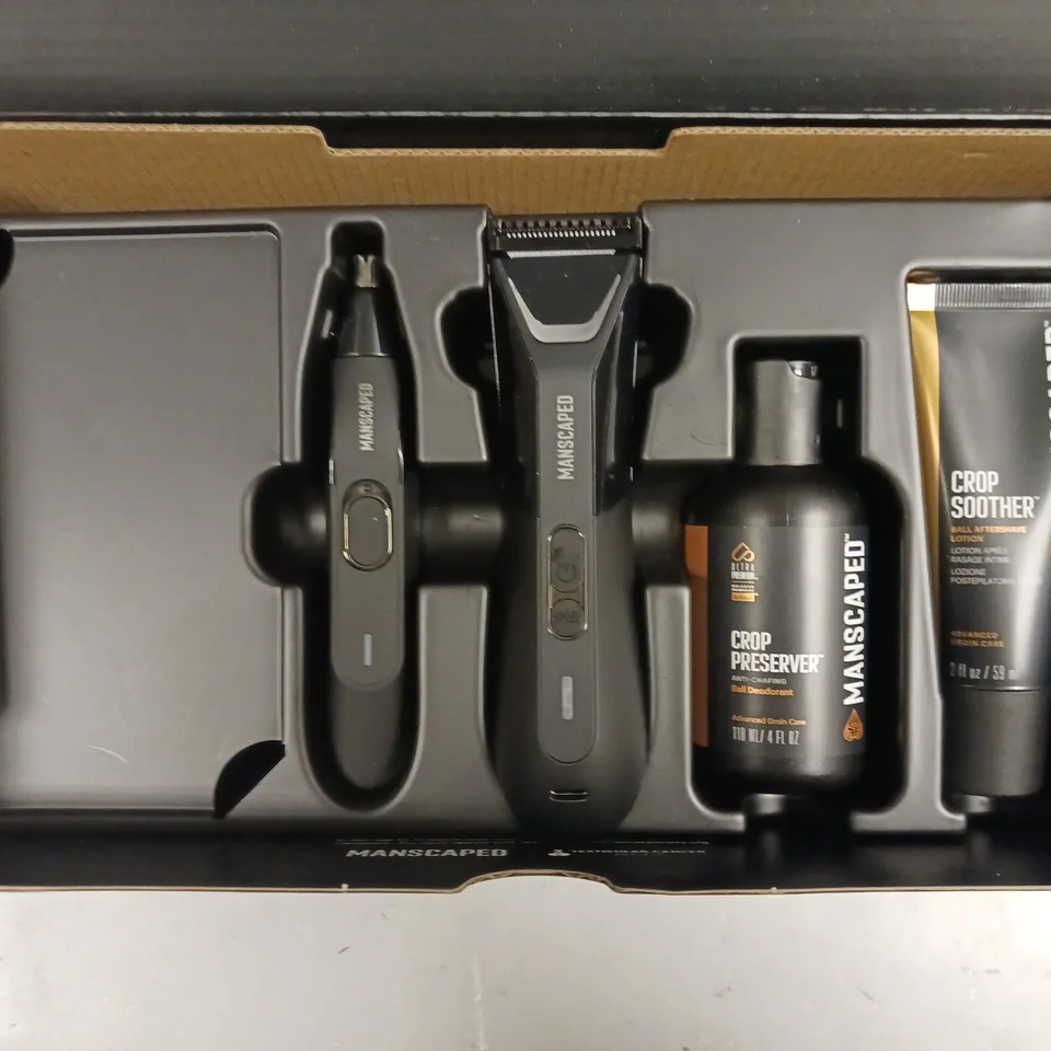 BOXED MANSCAPED LAWN MOWER 5.0 ULTRA & WEED WHACKER 2.0 SET