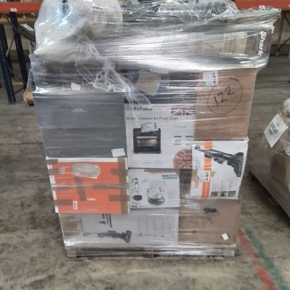 PALLET OF APPROXIMATELY 29 UNPROCESSED RAW RETURN HOUSEHOLD AND ELECTRICAL GOODS TO INCLUDE;