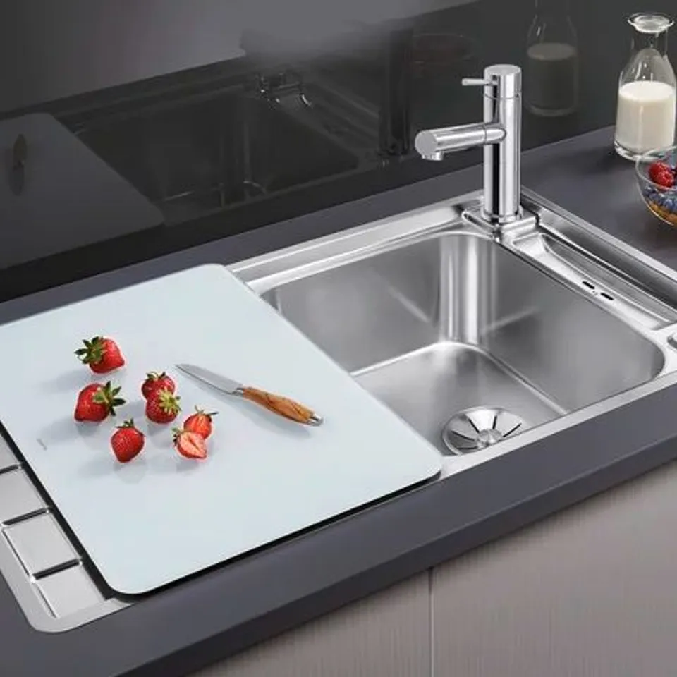 AXIAL III 1.5 BOWL INSET KITCHEN SINK DRAINER 