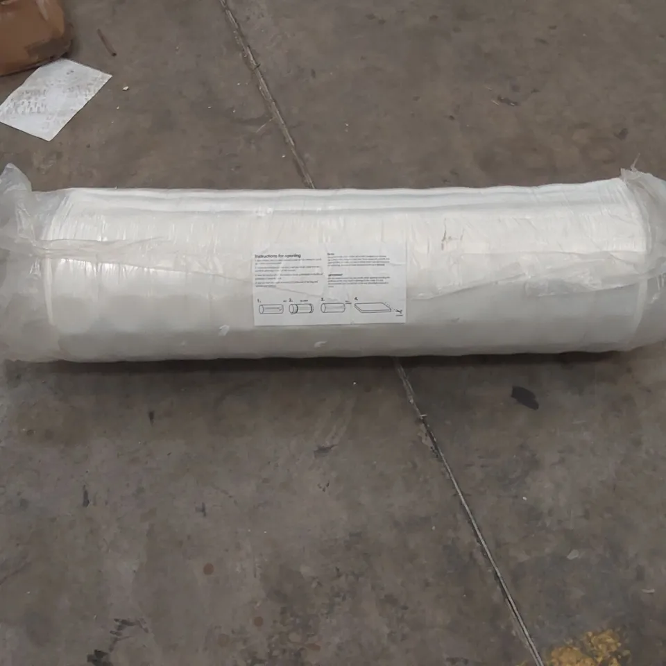 QUALITY BAGGED AND ROLLED ISABEL OPEN COIL SMALL DOUBLE MATTRESS