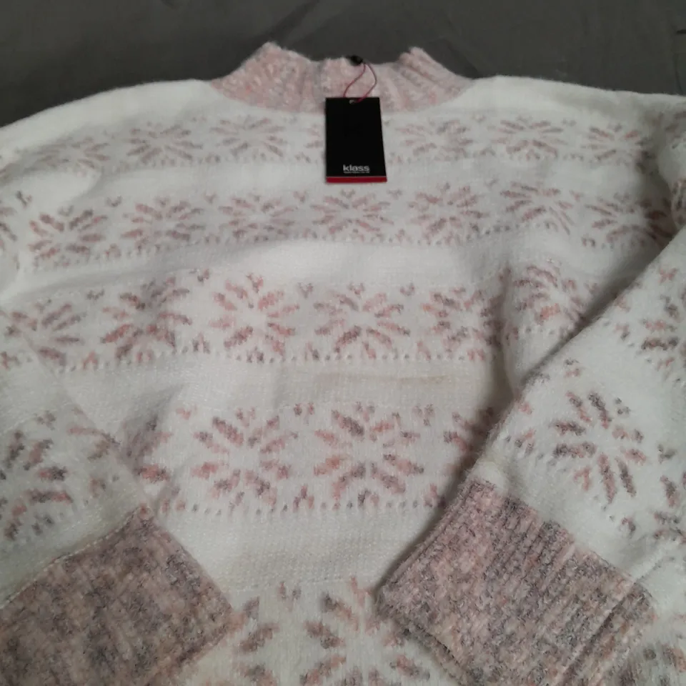 KLASS FLEECE CHRISTMAS JUMPER - MEDIUM