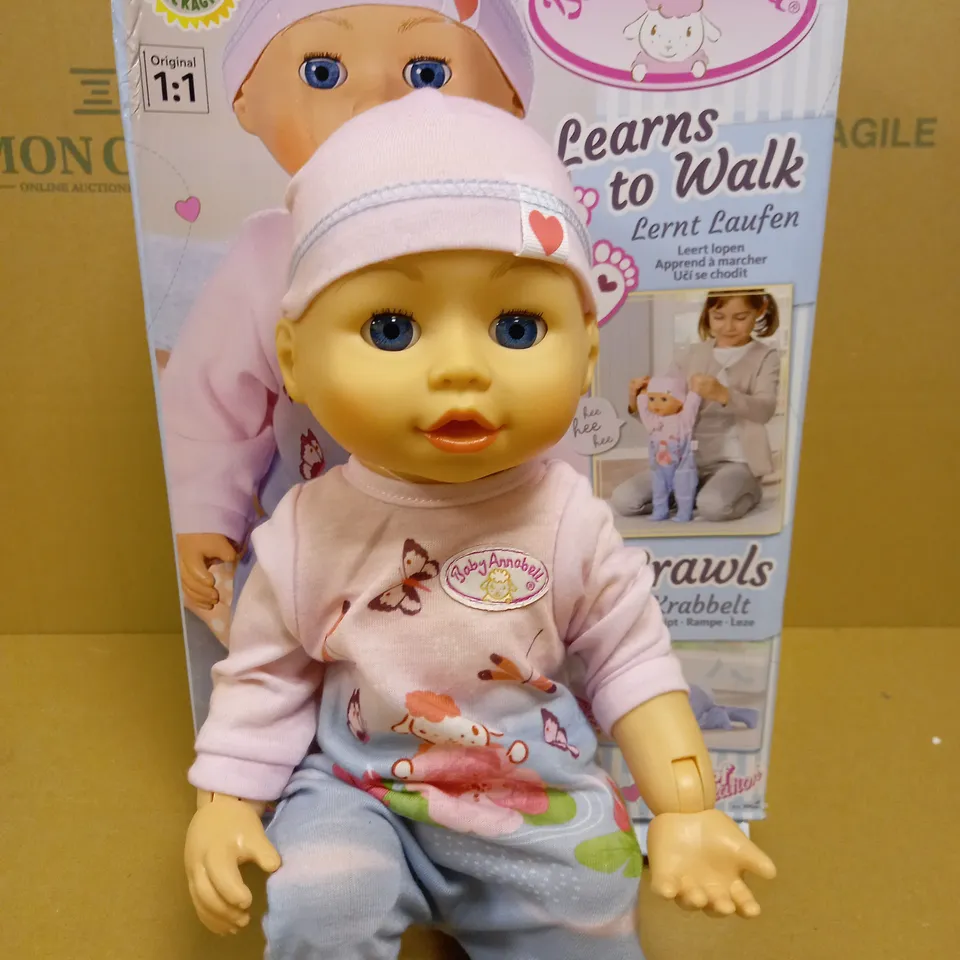 BABY ANNABELL LILLY LEARNS TO WALK 43CM DOLL RRP £69.99