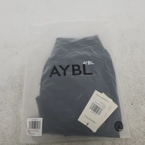 BAGGED AYBL ENHANCE SEAMLESS SHORTS – BLACK - SIZE M