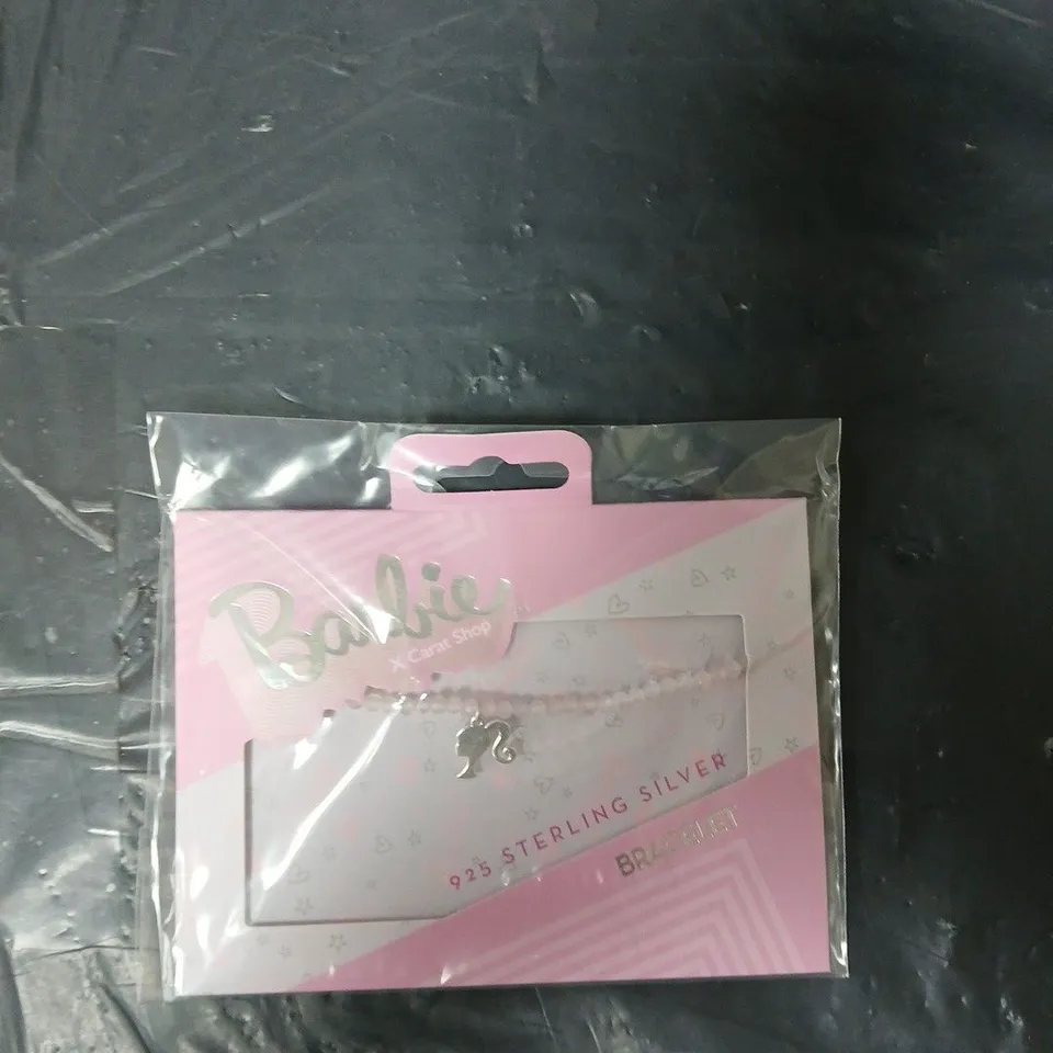 BARBIE STERLING SILVER SILHOUETTE CHARM BRACELET