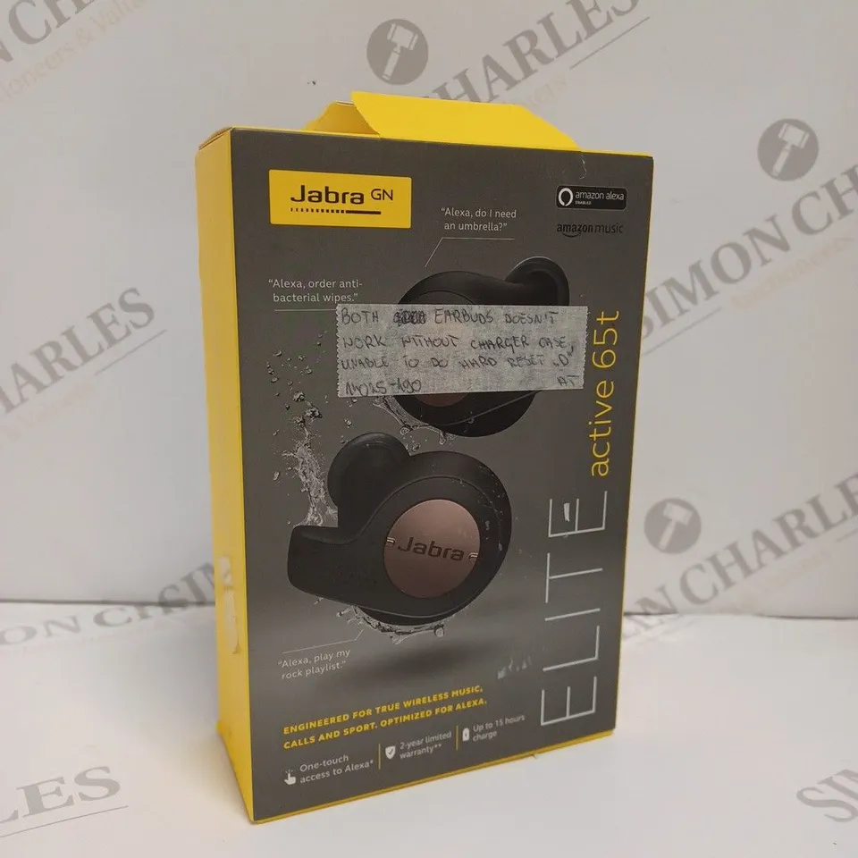 BOXED JABRA ELITE ACTIVE 65T EARBUDS