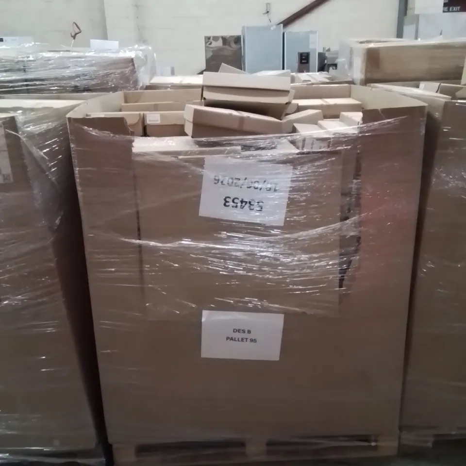 PALLET CONTAINING APPROXIMATELY 88X ASSORTED BRAND NEW DESIGNER SHOES INCLUDING: JD WILLIAMS BEIGE HEELS, JD WILLAIMS BROWN SANDALS,SIMPLY BE BLACK SANDALS
