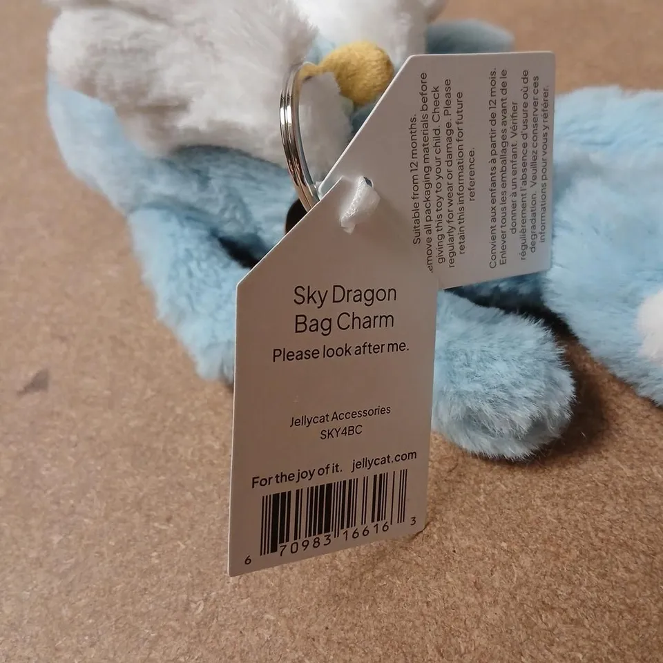 JELLYCAT SKY DRAGON BAG CHARM