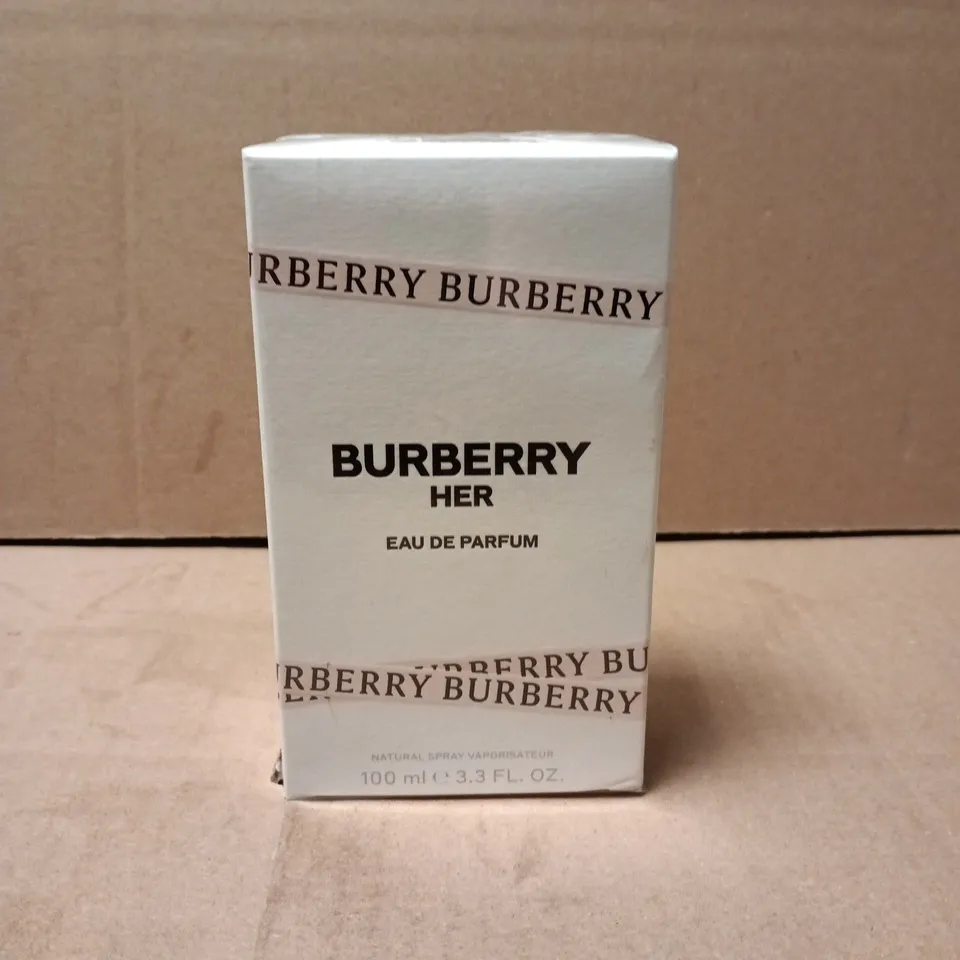 BOXED AND SEALED BURBERRY HER 100ML EAU DE PARFUM