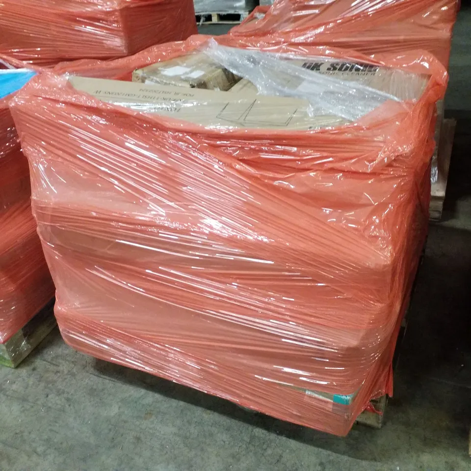 PALLET CONTAINING ASSORTED PRODUCTS TO INCLUDE ULTRASONIC CLEANER & POP UP CANOPYS