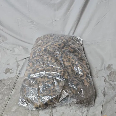 BOX OF APPROXIMATELY 8 LA MAREY LEOPARD PRINT COATS