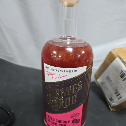 PIRATES GROG WILD CHERRY SPICED RUM – 70CL BOTTLE 