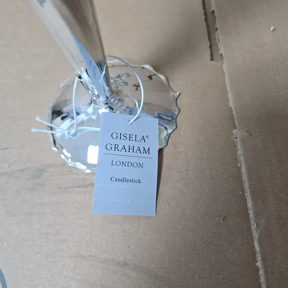 24X GISELA GRAHAM SILVER CANDLESTICK HOLDERS 