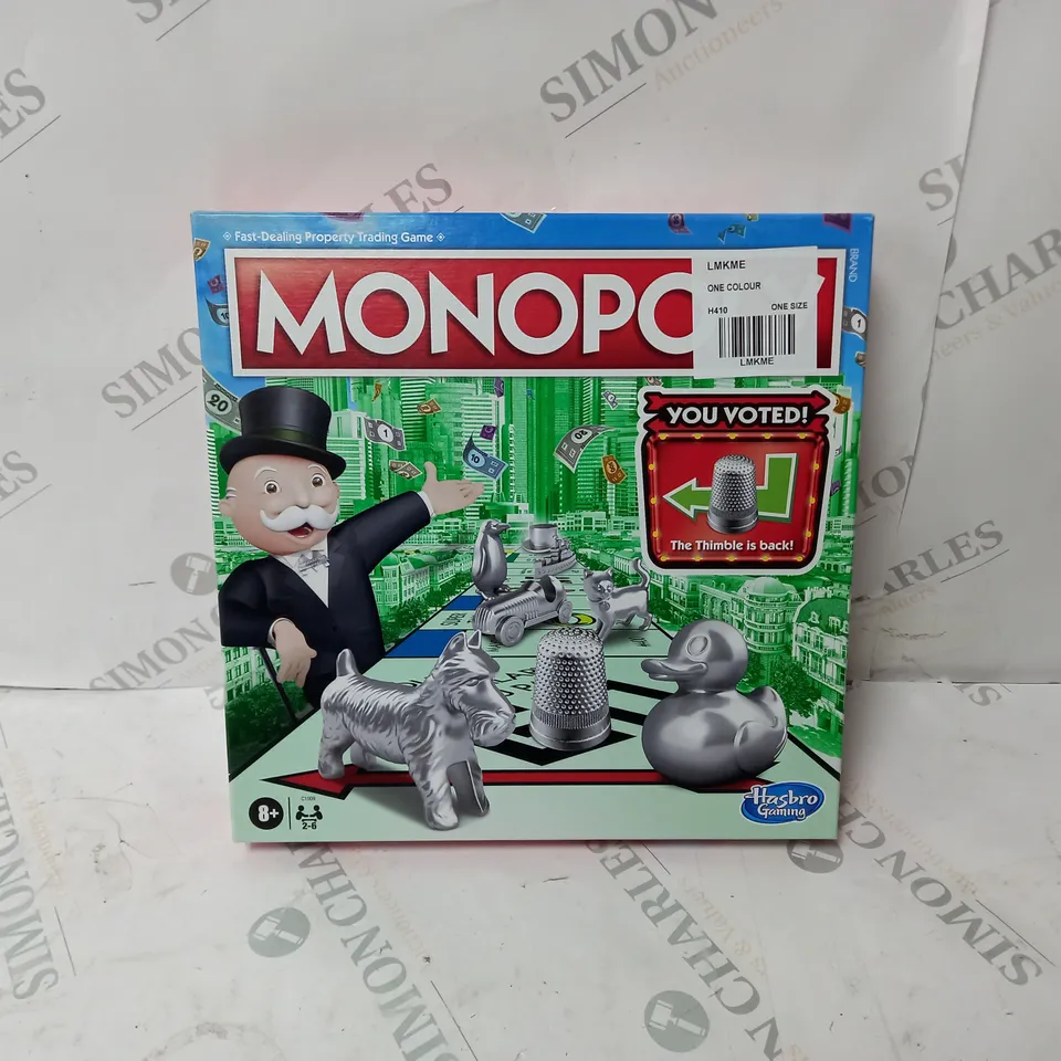 HASBRO GAMING MONOPOLY BOARD GAME 