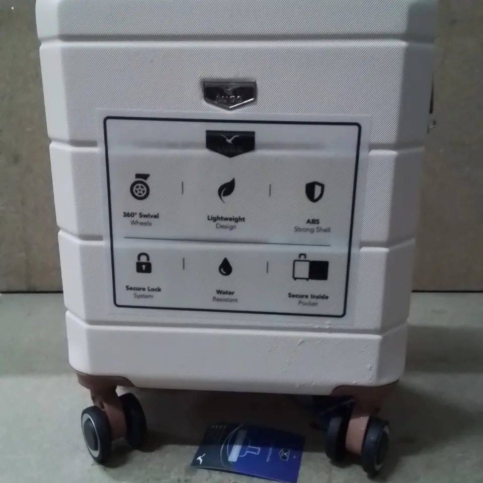 LUGG JETSET CABIN BAG CREAM&BROWN