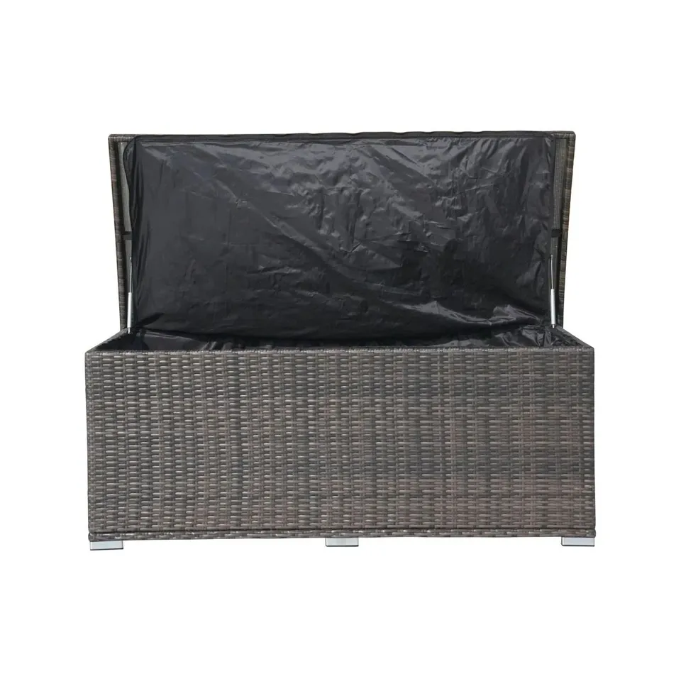 BOXED LATITUDE RUN AZYRA 155CM W 495L WICKER DECK BOX