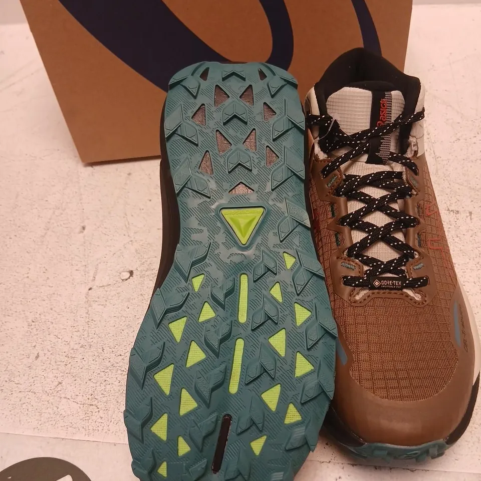 ASICS GEL-TRABUCO MT GTX HIKING SHOES – CLAY CANYON/SPICE LATTE, UK 7.5
